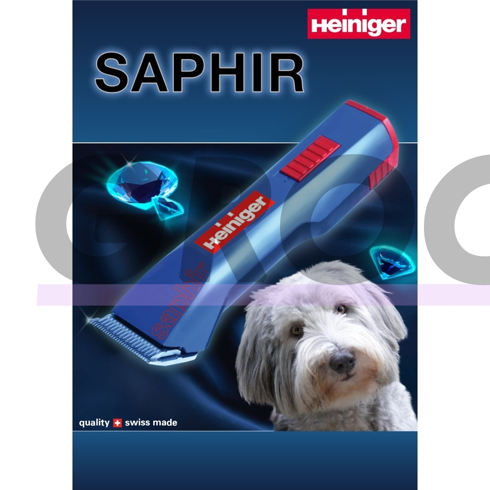 Heiniger Saphir Style profesionali kirpimo mašinėlė - 2 baterijos - galvutė 1,5mm Heiniger Saphir Style profesionali kirpimo mašinėlė - 2 baterijos - galvutė 1,5mm