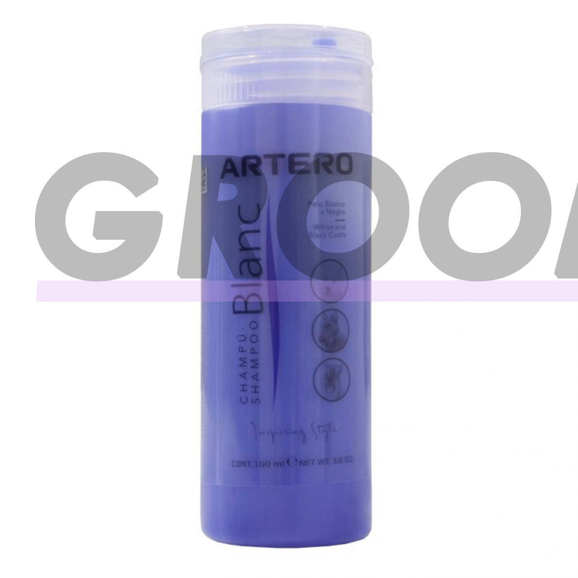 „Artero Blanc“ Shampoo - spalvą paryškinantis šampūnas šunims, skirtas baltam, juodam ir sidabriniam kailiui 8 „Artero Blanc“ Shampoo - spalvą paryškinantis šampūnas šunims, skirtas baltam, juodam ir sidabriniam kailiui 8