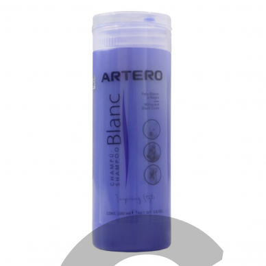 „Artero Blanc“ Shampoo - spalvą paryškinantis šampūnas šunims, skirtas baltam, juodam ir sidabriniam kailiui 8 „Artero Blanc“ Shampoo - spalvą paryškinantis šampūnas šunims, skirtas baltam, juodam ir sidabriniam kailiui 8