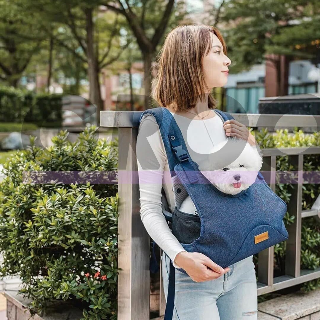 Hug Pack Dog Sling Carrier - переноска на груди для маленьких собак 12