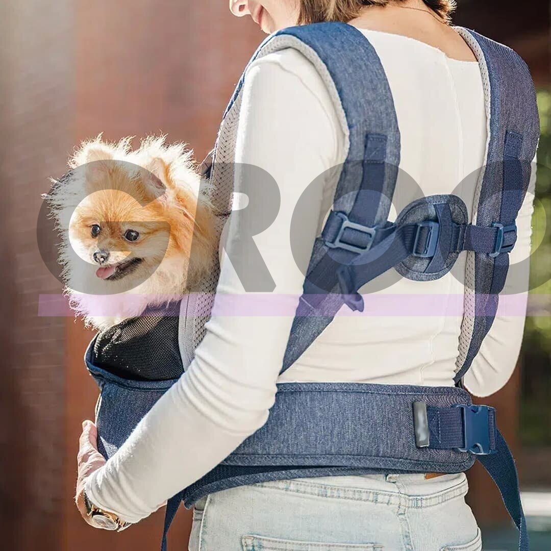 Hug Pack Dog Sling Carrier - переноска на груди для маленьких собак 2 Hug Pack Dog Sling Carrier - переноска на груди для маленьких собак 2