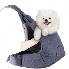 "Hug Pack Dog Sling Carrier" - mažų šunų nešioklė