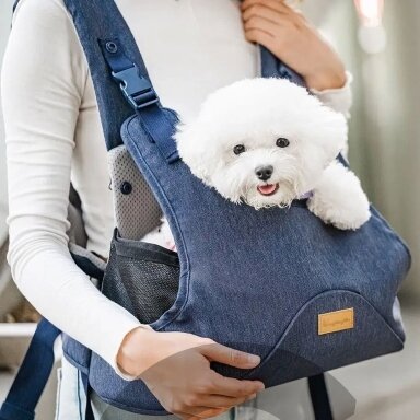 "Hug Pack Dog Sling Carrier" - mažų šunų nešioklė "Hug Pack Dog Sling Carrier" - mažų šunų nešioklė