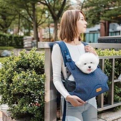 Hug Pack Dog Sling Carrier - переноска на груди для маленьких собак 12 Hug Pack Dog Sling Carrier - переноска на груди для маленьких собак 12