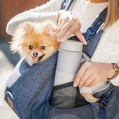 Hug Pack Dog Sling Carrier - переноска на груди для маленьких собак 3 Hug Pack Dog Sling Carrier - переноска на груди для маленьких собак 3