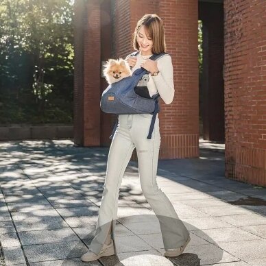 Hug Pack Dog Sling Carrier - переноска на груди для маленьких собак 4 Hug Pack Dog Sling Carrier - переноска на груди для маленьких собак 4