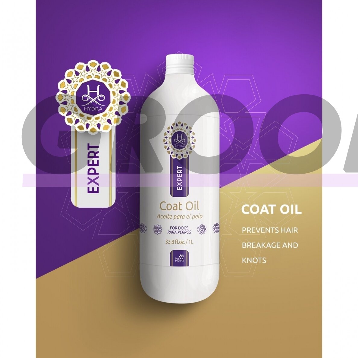 "Hydra Expert Coat Oil", 1000 ml - kačių ir šunų kailio apsauginis aliejus 1 "Hydra Expert Coat Oil", 1000 ml - kačių ir šunų kailio apsauginis aliejus 1