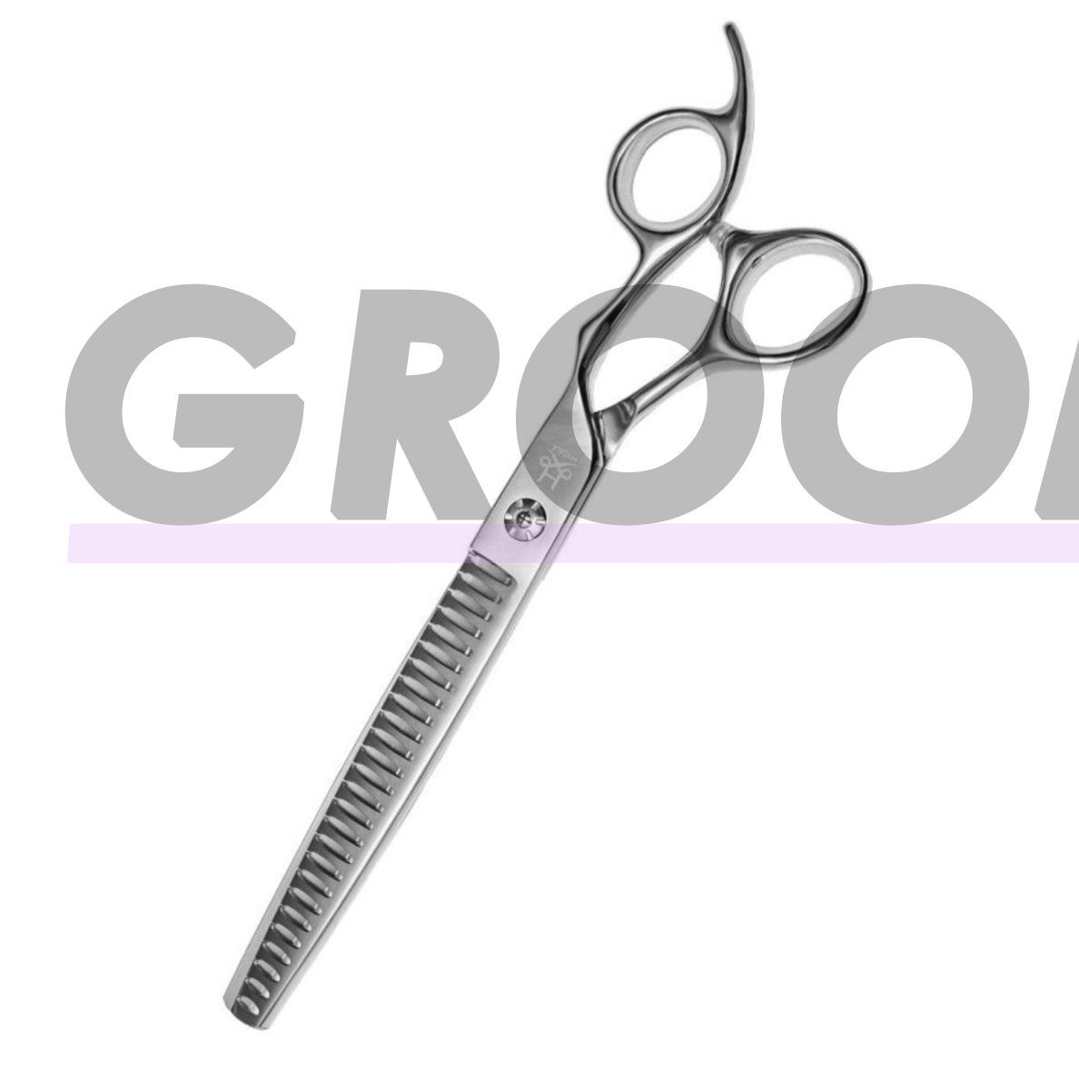 „Hydra GLOW“ chunker tipo filiravimo žirklės – 7,5 colio, 26 dantų (26T) 4 „Hydra GLOW“ chunker tipo filiravimo žirklės – 7,5 colio, 26 dantų (26T) 4