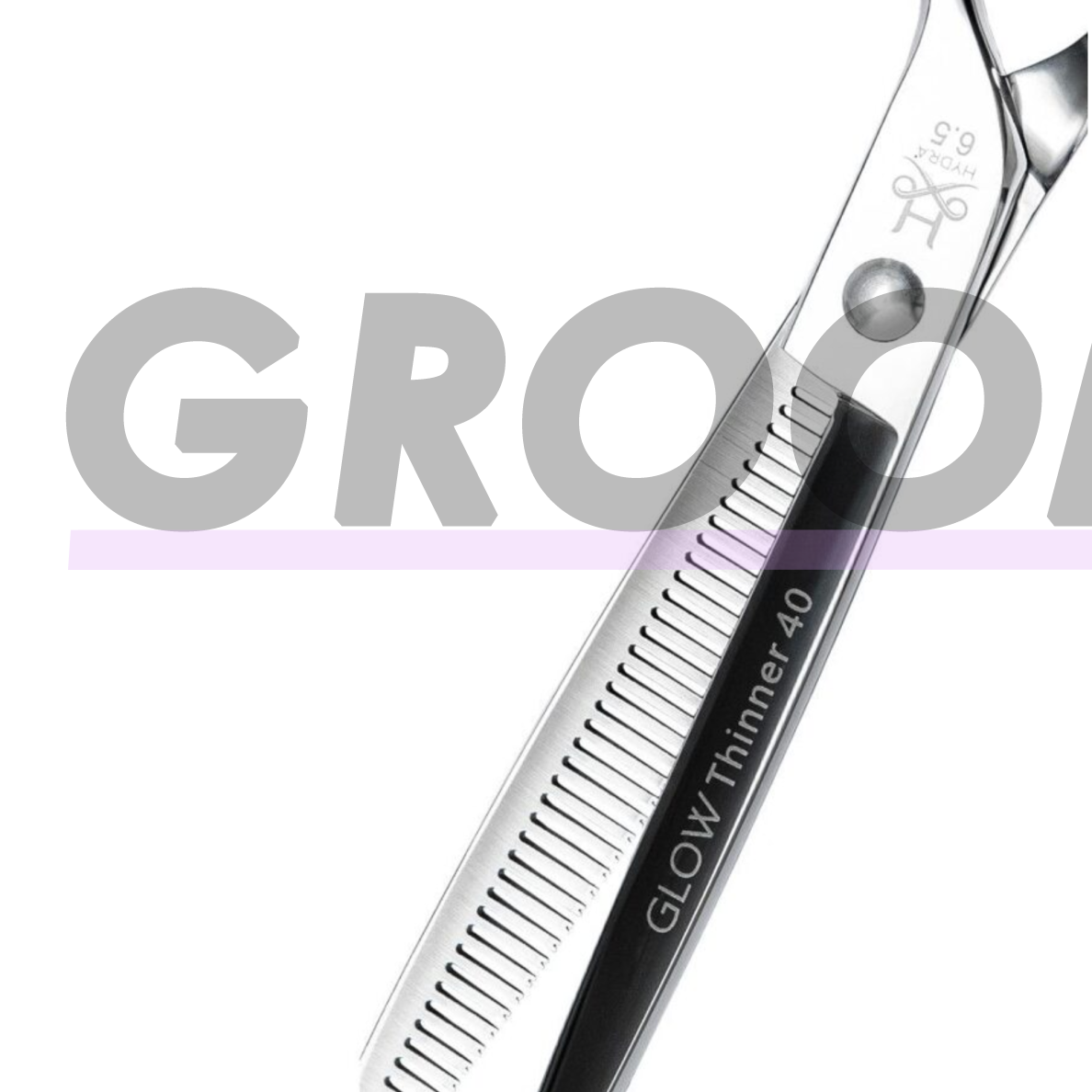 „Hydra GLOW“ filiravimo žirklės – 6,5 colio, 40 dantų (40T) 1