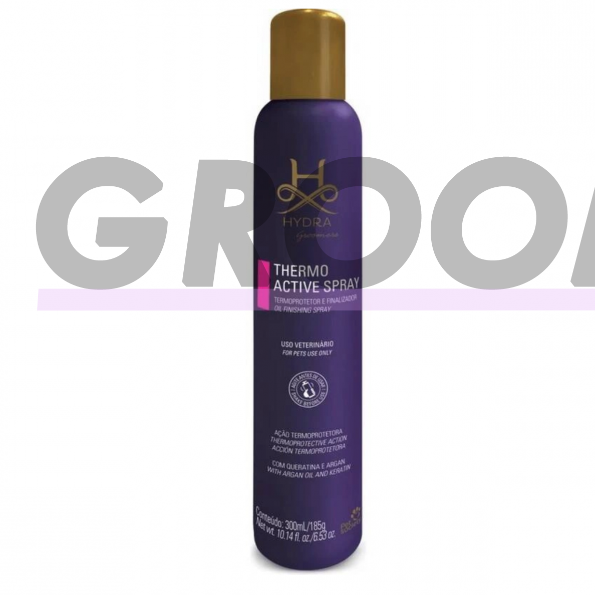 „Hydra Thermo Active Oil Finishing Spray“ - aerozolinis purškiklis švelniai ir glotniai kailio apdailai, 300 ml