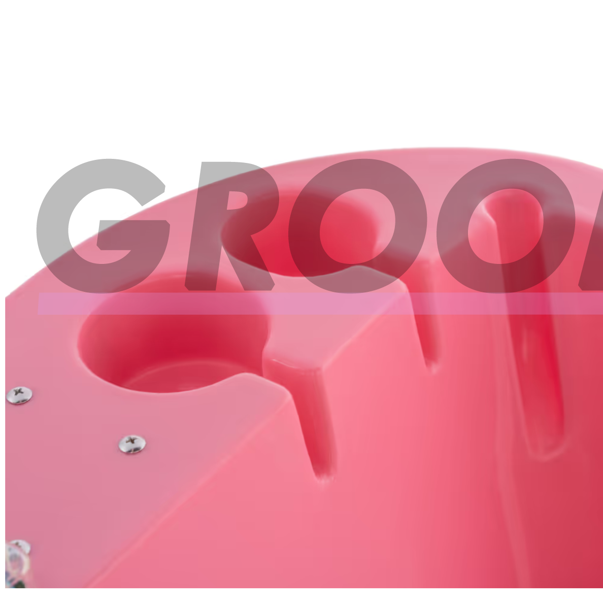 Hydro Therapy Dog Spa Pink Tub - profesionali vonia su SPA sistema ir ozono funkcija, rožinė-balta 7