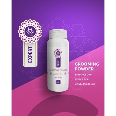 "Hydra Expert Grooming Powder", 100 g - pudra kirpėjamų rankoms ir kailio modeliavimui "Hydra Expert Grooming Powder", 100 g - pudra kirpėjamų rankoms ir kailio modeliavimui