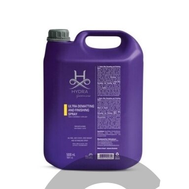Hydra Groomers Ultra Dematting and Finishing Spray", - Profesionalams, purškiklis palengvinantis sąvėlų iššukavimą ir suteikiantis blizgesio, minkštumą Hydra Groomers Ultra Dematting and Finishing Spray", - Profesionalams, purškiklis palengvinantis sąvėlų iššukavimą ir suteikiantis blizgesio, minkštumą