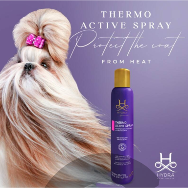 „Hydra Thermo Active Oil Finishing Spray“ - aerozolinis purškiklis švelniai ir glotniai kailio apdailai, 300 ml „Hydra Thermo Active Oil Finishing Spray“ - aerozolinis purškiklis švelniai ir glotniai kailio apdailai, 300 ml