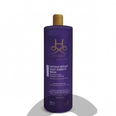 Hydra Intense Repair Silky Smooth Mask 480 ml - kaukė šunims su ilgais, tiesiais plaukais, 480 ml Hydra Intense Repair Silky Smooth Mask 480 ml - kaukė šunims su ilgais, tiesiais plaukais, 480 ml