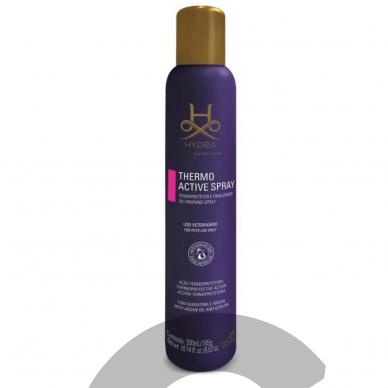 „Hydra Thermo Active Oil Finishing Spray“ - aerozolinis purškiklis švelniai ir glotniai kailio apdailai, 300 ml