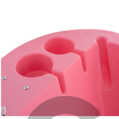 Hydro Therapy Dog Spa Pink Tub - profesionali vonia su SPA sistema ir ozono funkcija, rožinė-balta 7
