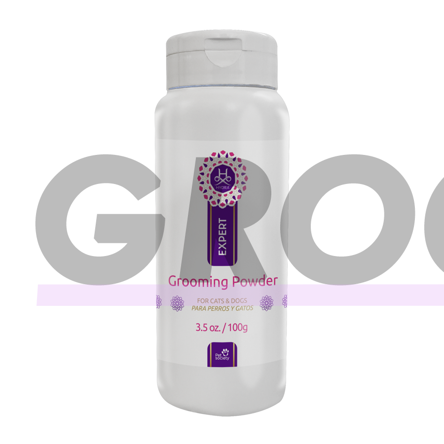 "Hydra Expert Grooming Powder", 100 g - pudra kirpėjamų rankoms ir kailio modeliavimui