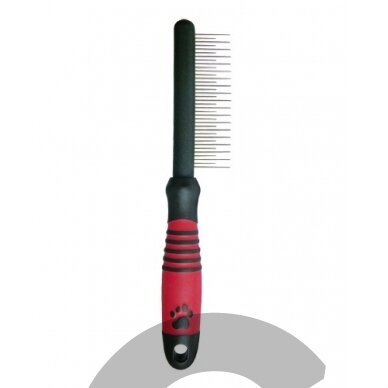 "Ideal Dog" plastikinės šukos, mišrus atstumas tarp dantų "Ideal Dog" plastikinės šukos, mišrus atstumas tarp dantų