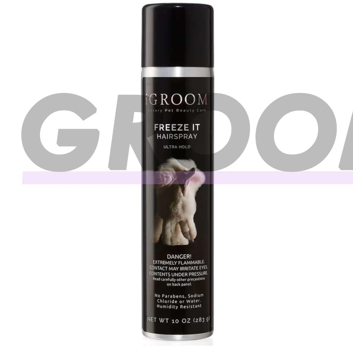 iGroom Freeze It Hairspray 283 г - профессиональный лак для волос сильной фиксации для собак