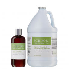 "iGroom Argan Vitamin E Shampoo" - drėkinamasis ir valomasis šampūnas šunims, koncentratas 1:16