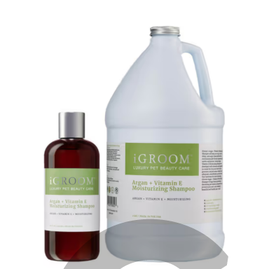 iGroom Argan Vitamin E Shampoo - увлажняющий и очищающий шампунь для собак, концентрат 1:16 iGroom Argan Vitamin E Shampoo - увлажняющий и очищающий шампунь для собак, концентрат 1:16