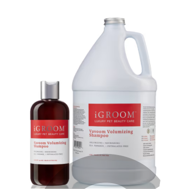 iGroom Vavoom Volumizing Shampoo - профессиональный шампунь для собак, придающий объем, концентрат 1:8 iGroom Vavoom Volumizing Shampoo - профессиональный шампунь для собак, придающий объем, концентрат 1:8