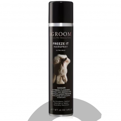 iGroom Freeze It Hairspray 283 г - профессиональный лак для волос сильной фиксации для собак iGroom Freeze It Hairspray 283 г - профессиональный лак для волос сильной фиксации для собак
