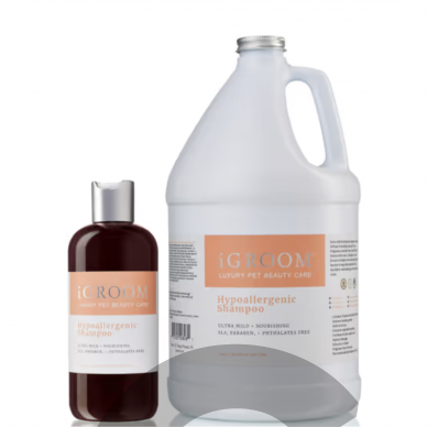 "iGroom Hypoallergenic Shampoo" - hipoalerginis šampūnas šunims, koncentratas 1:16 "iGroom Hypoallergenic Shampoo" - hipoalerginis šampūnas šunims, koncentratas 1:16