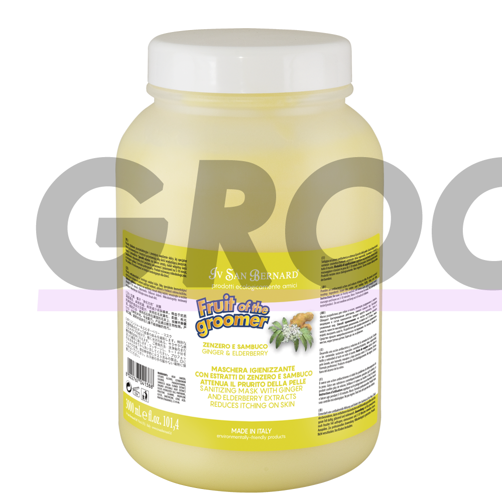 Iv San Bernard - szampon z Iv San Bernard Fruit of the Groomer Ginger & Elderberry Shampoo - valomasis šampūnas su imbiero ir šeivamedžio uogų ekstraktu, skirtas šunims ir katėms, koncentratas 1:3 3 Iv San Bernard - szampon z Iv San Bernard Fruit of the Groomer Ginger & Elderberry Shampoo - valomasis šampūnas su imbiero ir šeivamedžio uogų ekstraktu, skirtas šunims ir katėms, koncentratas 1:3 3