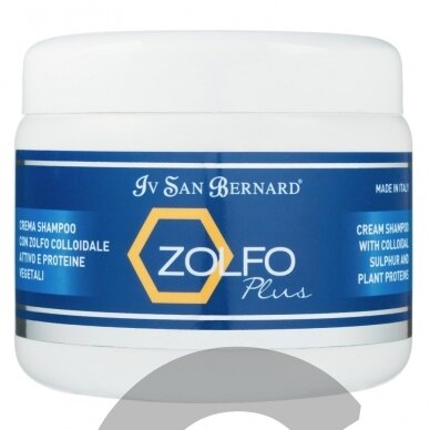 Iv San Bernard Zolfo Plus - лечебный шампунь против перхоти для собак, в креме, с серой и протеинами, для устранения перхоти, себореи 2