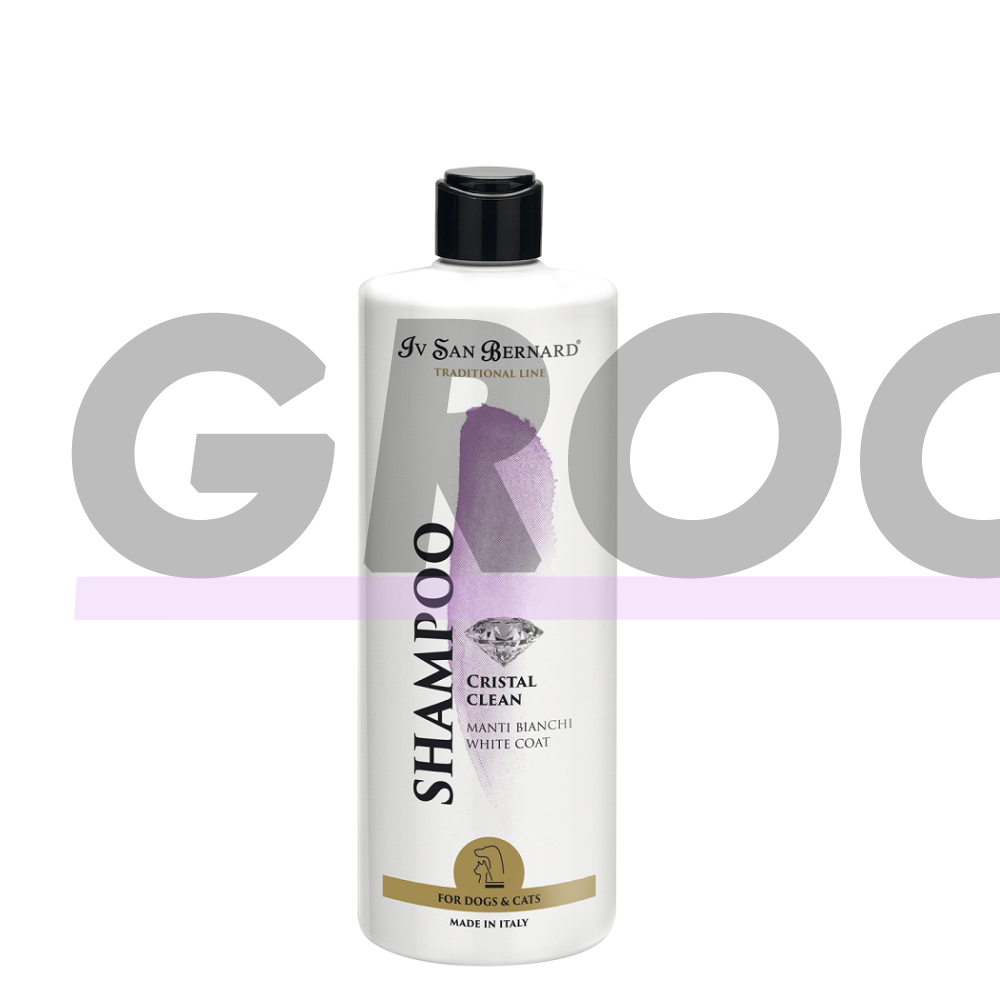 Iv San Bernard Cristal Clean Shampoo - шампунь для белых и светлых шерстей - Объем: 500 мл