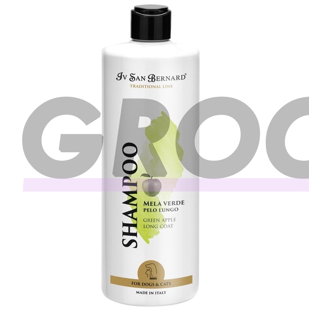 Iv San Bernard Mela Verde Green Apple Shampoo - žalių obuolių šampūnas ilgaplaukėms veislėms 1 Iv San Bernard Mela Verde Green Apple Shampoo - žalių obuolių šampūnas ilgaplaukėms veislėms 1