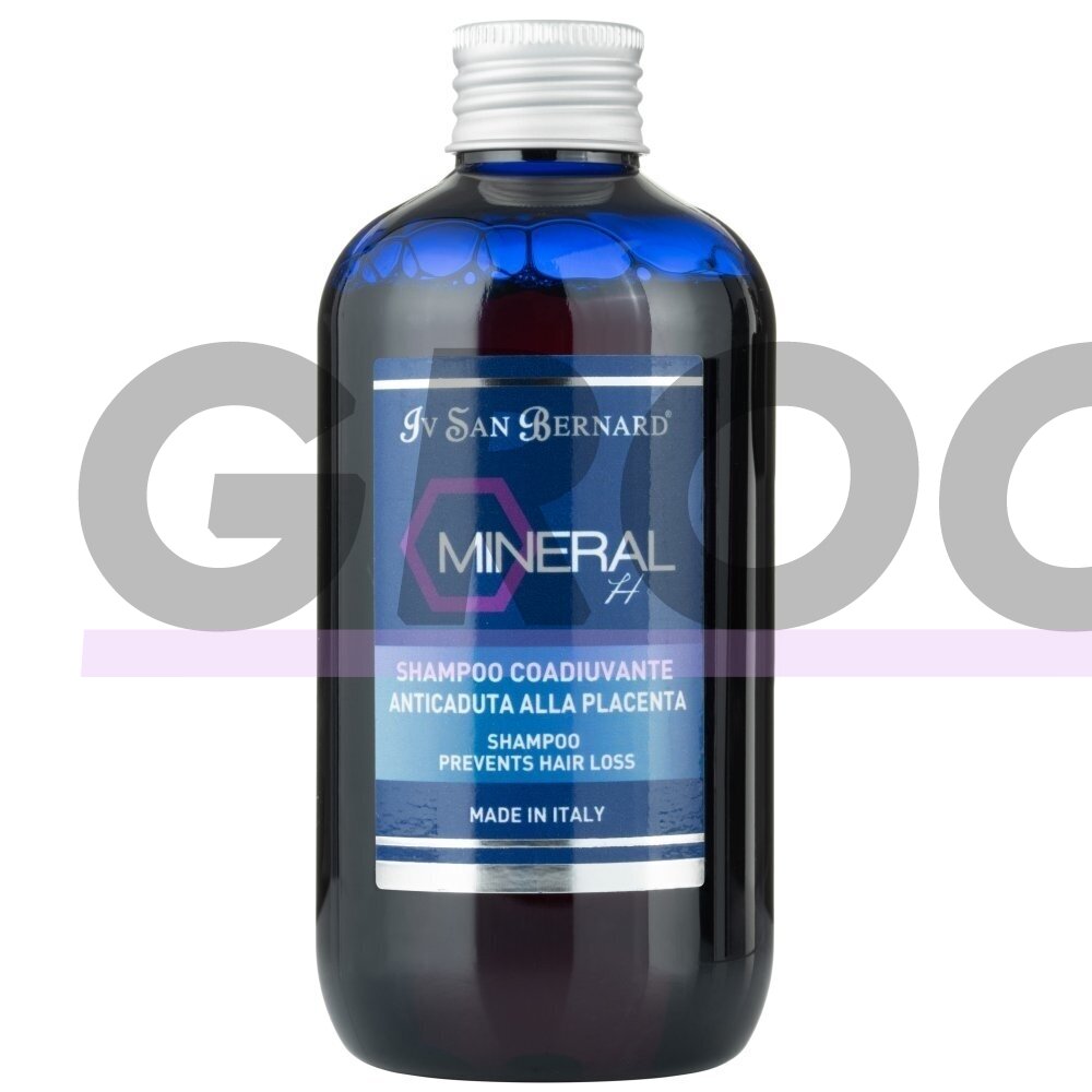 Iv San Bernard Mineral H Schampoo - mineralinis šampūnas nuo plaukų slinkimo su placentos ekstraktu - talpa: 250 ml Iv San Bernard Mineral H Schampoo - mineralinis šampūnas nuo plaukų slinkimo su placentos ekstraktu - talpa: 250 ml