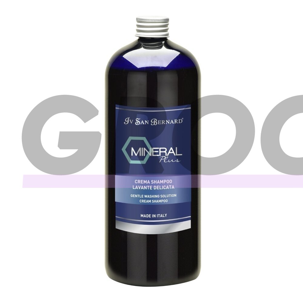 Iv San Bernard Mineral Plus Cream Shampoo - kreminis šampūnas šunims ir katėms, sergantiems dermatitu, koncentratas 1:5 - Talpa: 1L Iv San Bernard Mineral Plus Cream Shampoo - kreminis šampūnas šunims ir katėms, sergantiems dermatitu, koncentratas 1:5 - Talpa: 1L