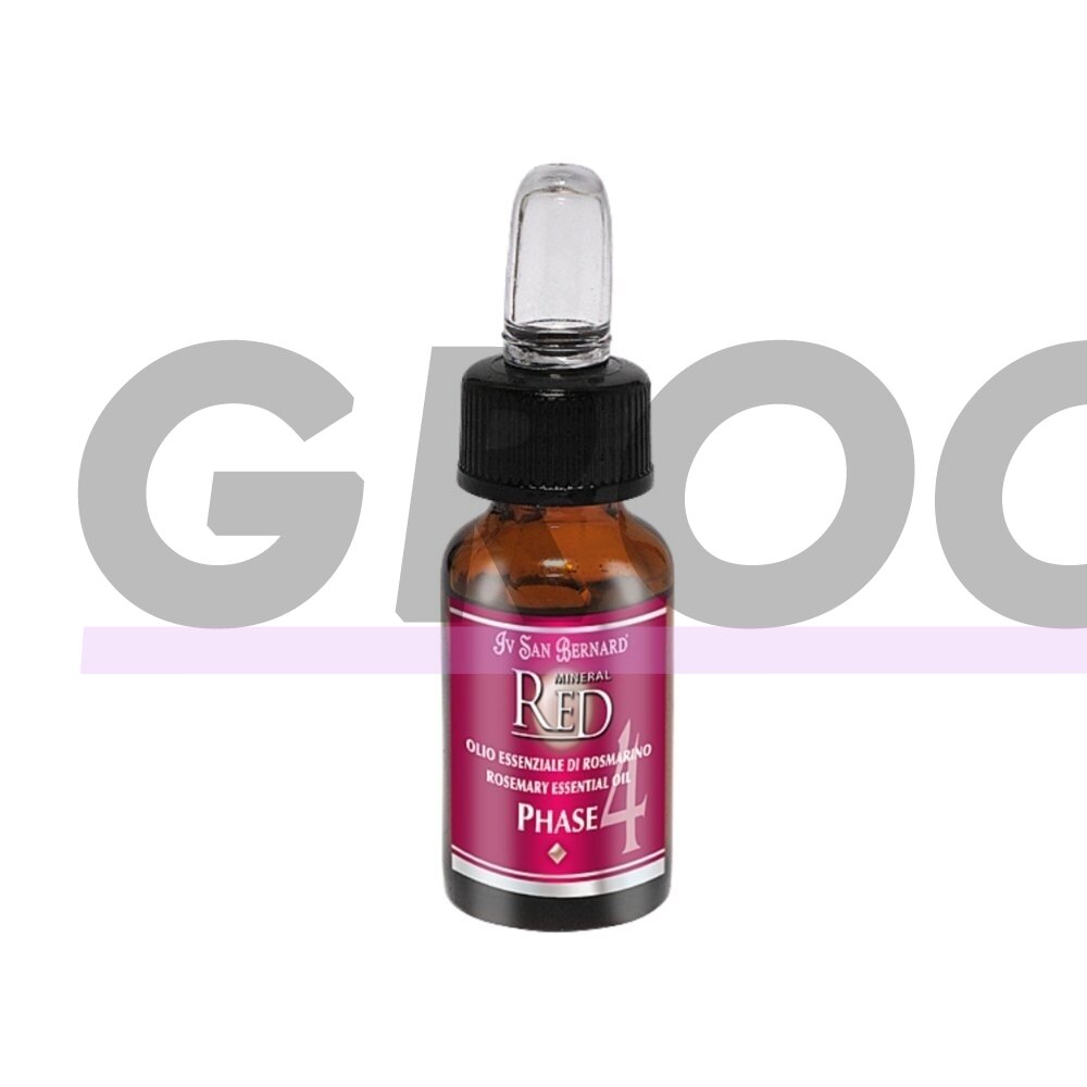 Iv San Bernard Rosemary Essential Oil Phase 4 10ml - Nr. 4 Rozmarinų aliejus šunų ir kačių plaukams atkurti, terapijos dalis