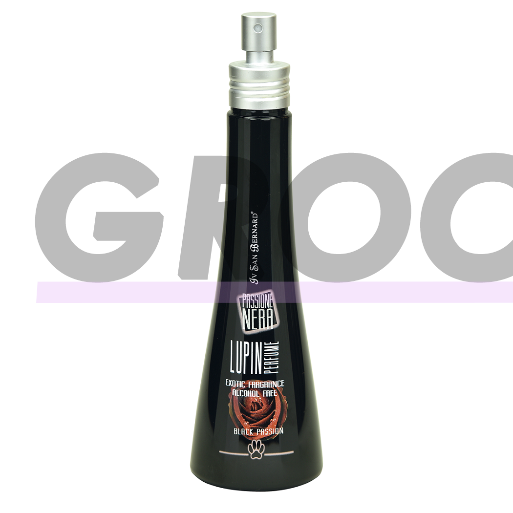 Iv San Bernard Black Passion Perfume Lupin- ilgai išliekantys kvepalai šunims, pasižymintys elegantišku, egzotišku aromatu, be alkoholio Iv San Bernard Black Passion Perfume Lupin- ilgai išliekantys kvepalai šunims, pasižymintys elegantišku, egzotišku aromatu, be alkoholio