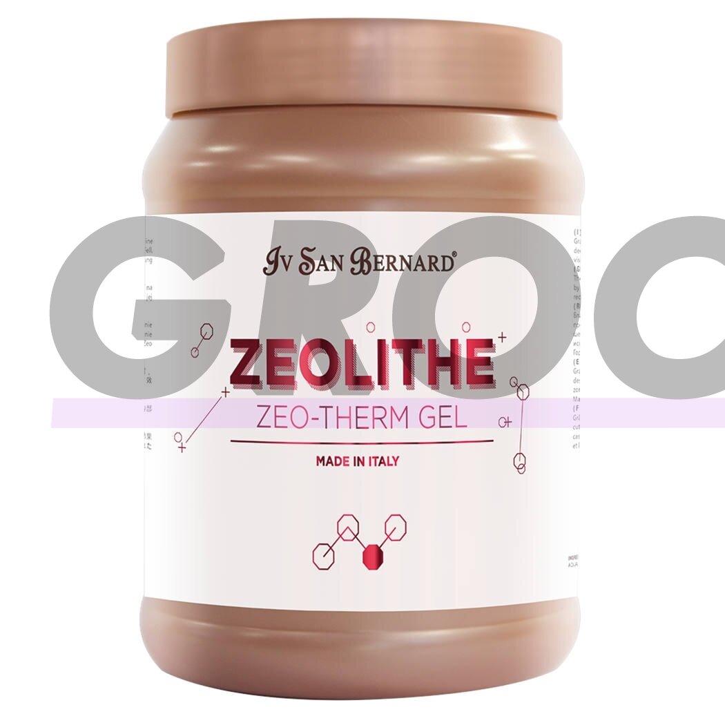 Iv San Bernard Zeolithe Zeo-Therm Gel 1L - gelis, mažinantis odos perštėjimą ir panaikinantis geltoną kailio spalvą