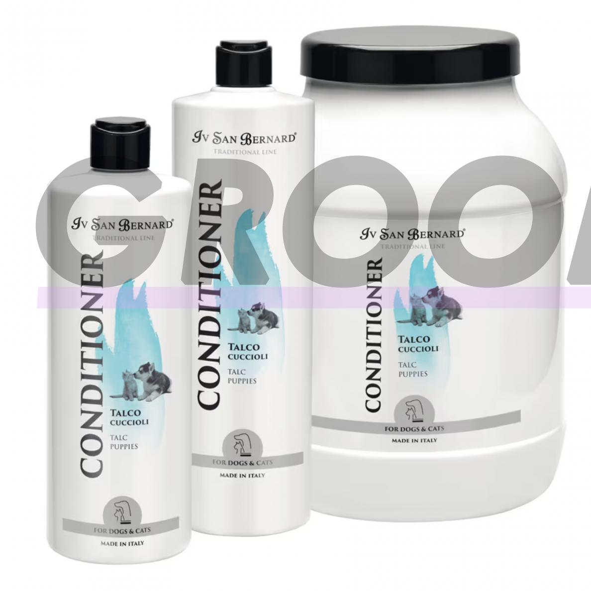 Iv San Bernard Talc Conditioner - kondicionierius, balzamas su talku šuniukams ir kačiukams, švelniai kvepiantis Iv San Bernard Talc Conditioner - kondicionierius, balzamas su talku šuniukams ir kačiukams, švelniai kvepiantis