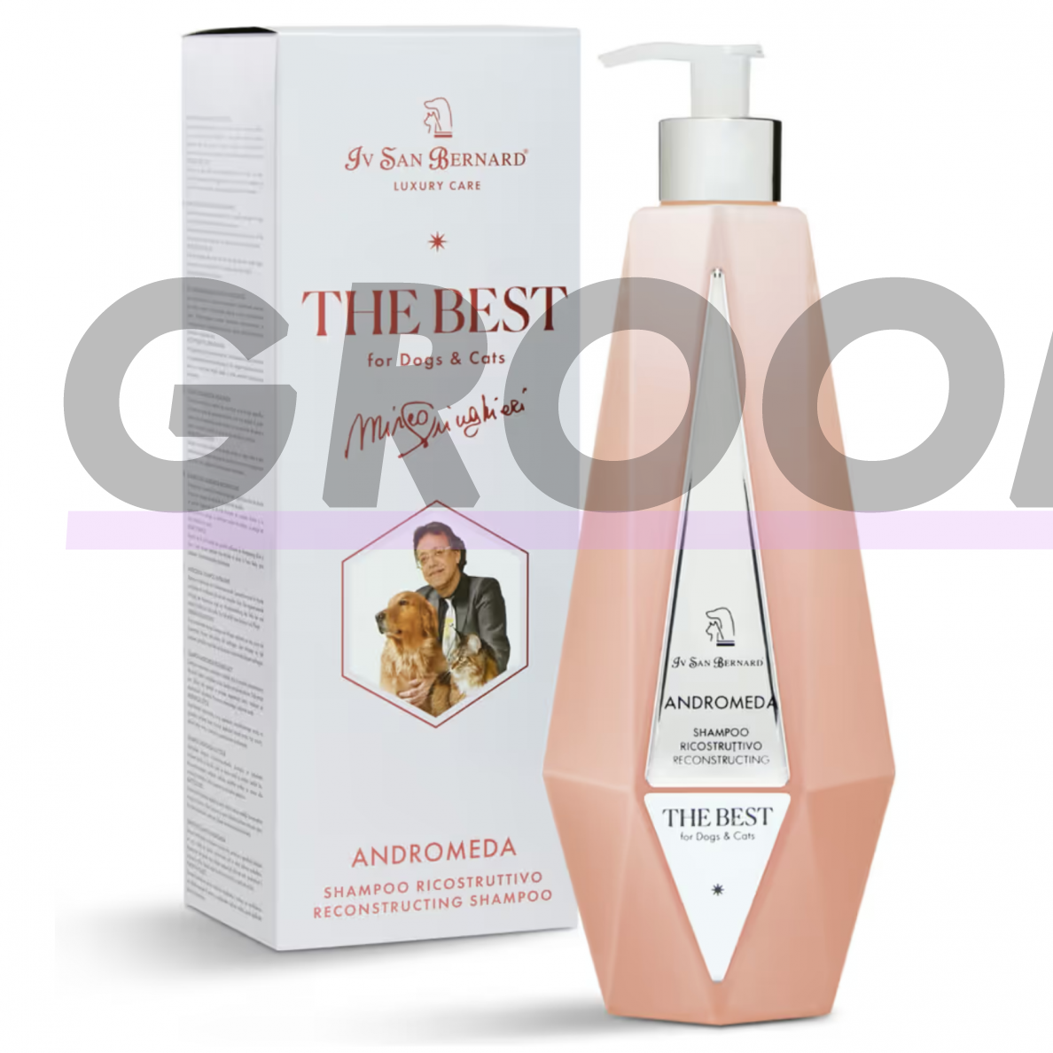 Iv San Bernard The Best Andromeda Shampoo - восстанавливающий шампунь для собак и кошек с чувствительной кожей