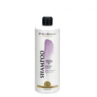 Iv San Bernard Cristal Clean Shampoo - šampūnas baltam ir šviesiam kailiui - talpa: 500ml Iv San Bernard Cristal Clean Shampoo - šampūnas baltam ir šviesiam kailiui - talpa: 500ml