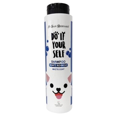 Iv San Bernard Do It Yourself White Coat Shampoo, 300 ml - šampūnas baltam kailiui, šalinantis gelsvas dėmes Iv San Bernard Do It Yourself White Coat Shampoo, 300 ml - šampūnas baltam kailiui, šalinantis gelsvas dėmes