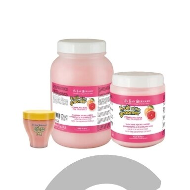 Iv San Bernard Fruit of the Groomer Pink Grapefruit Mask - rožinė greipfrutų kaukė pusilgiams plaukams, skirta šunims ir katėms Iv San Bernard Fruit of the Groomer Pink Grapefruit Mask - rožinė greipfrutų kaukė pusilgiams plaukams, skirta šunims ir katėms