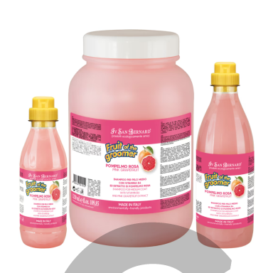 Iv San Bernard Fruit of the Groomer Pink Grapefruit Shampoo - Шампунь с розовым грейпфрутом для полудлинной шерсти, для собак и кошек, концентрат 1:3