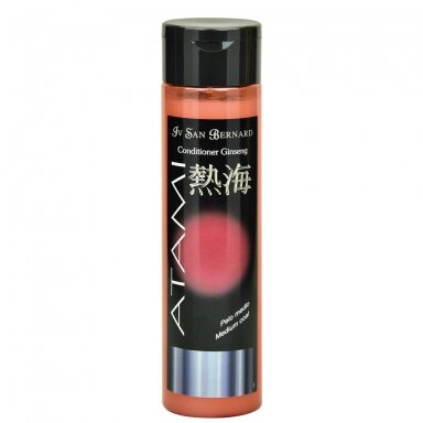 Iv San Bernard Atami Ginseng Conditioner 300ml - Stipriai regeneruojantis kondicionierius vidutinio ilgio šunų ir kačių kailiui su ženšeniu Iv San Bernard Atami Ginseng Conditioner 300ml - Stipriai regeneruojantis kondicionierius vidutinio ilgio šunų ir kačių kailiui su ženšeniu