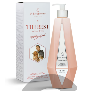 Iv San Bernard The Best Andromeda Shampoo - regeneruojantis šampūnas jautrią odą turintiems šunims ir katėms