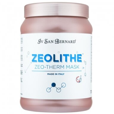 Iv San Bernard Zeolithe Zeo-Therm Mask 1L - высокоувлажняющая, антиоксидантная маска для всех типов шерсти, с мочевиной, цеолитом, маслом сладкого миндаля, маслом ши