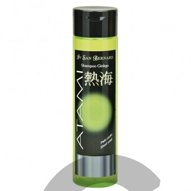 IV San Bernard Atami Ginkgo Shampoo 300ml - stiprinamasis šampūnas trumpam kailiui su dviskiaučių ginkmedžių ekstraktu IV San Bernard Atami Ginkgo Shampoo 300ml - stiprinamasis šampūnas trumpam kailiui su dviskiaučių ginkmedžių ekstraktu