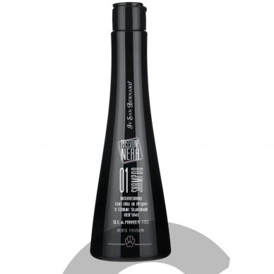 Iv San Bernard Black Passion 01 Shampoo - šampūnas šunims su argano aliejumi ir jūros dumblių ekstraktais - talpa: 250ml