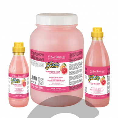 Iv San Bernard Fruit of the Groomer Pink Grapefruit Shampoo - Шампунь с розовым грейпфрутом для полудлинной шерсти, для собак и кошек, концентрат 1:3